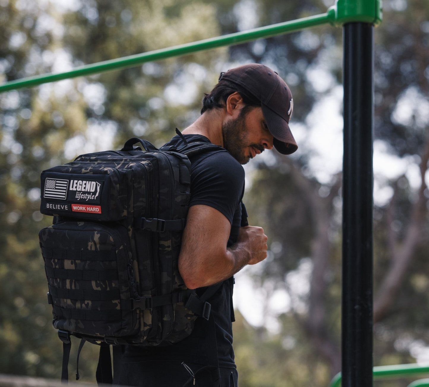 Mochila Legend Fit Verde Militar (+ bolsa de regalo)