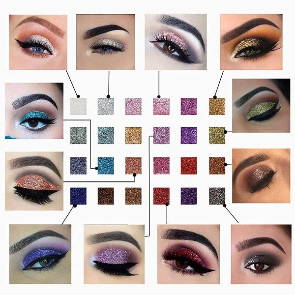 Paleta de sombras de ojos con brillo de 10 colores (Oferta2x1)