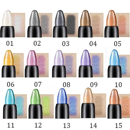 Lápiz de sombra de ojos con brillo